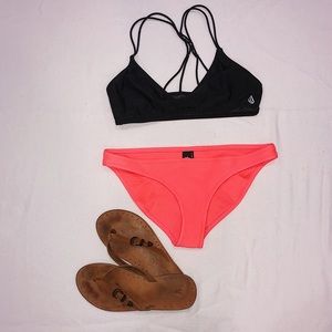 NEW Black Volcom Top